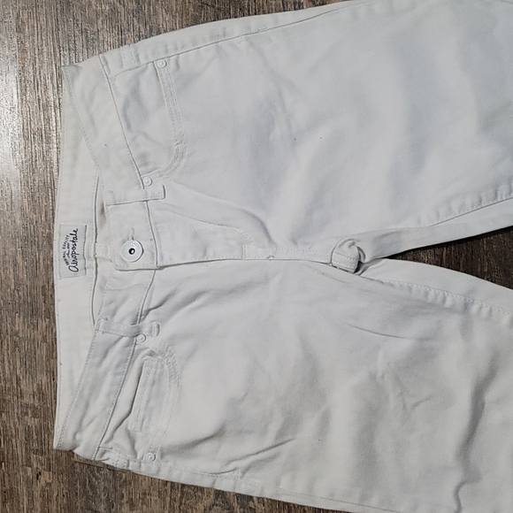 Girls White Aeropostale jeans Capri Style size 3/4 Gently Loved very clean - Picture 3 of 13